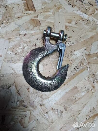 Крюк 3/8 для лебедки с пальцем