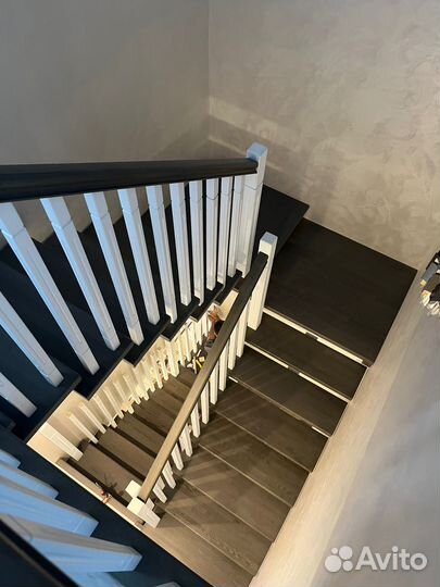 Деревянная лестница на заказ проект