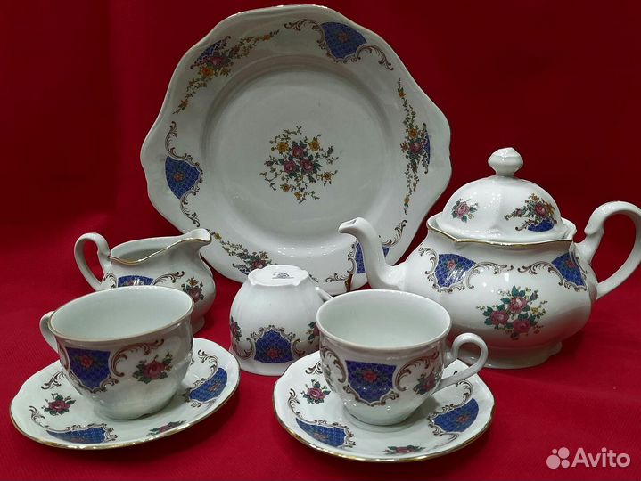 Чайный сервиз фарфор Чехословакия
