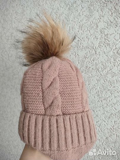 Шапка зимняя для девочки 50 52