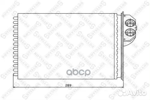 Радиатор печки Peugeot 307 1.4-2.0 00 1035091SX