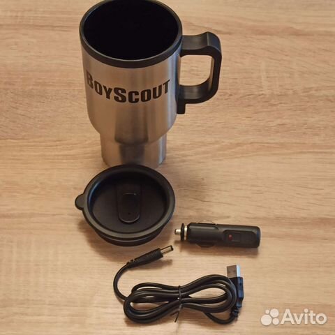 Термокружка автомобильная Boy Scout 450мл новая