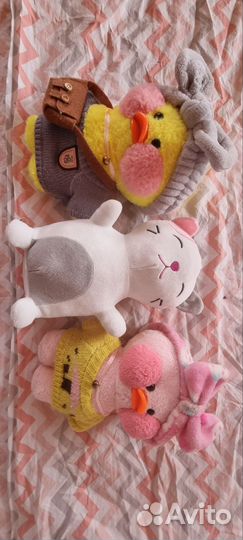 Мягкие игрушки, уточка lalafanfan, Pusheen cat