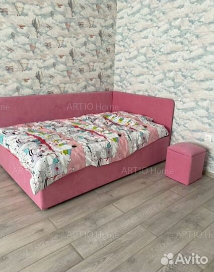 Детская кровать с мягкими бортиками