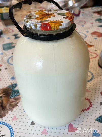 Молоко коровье домашнее