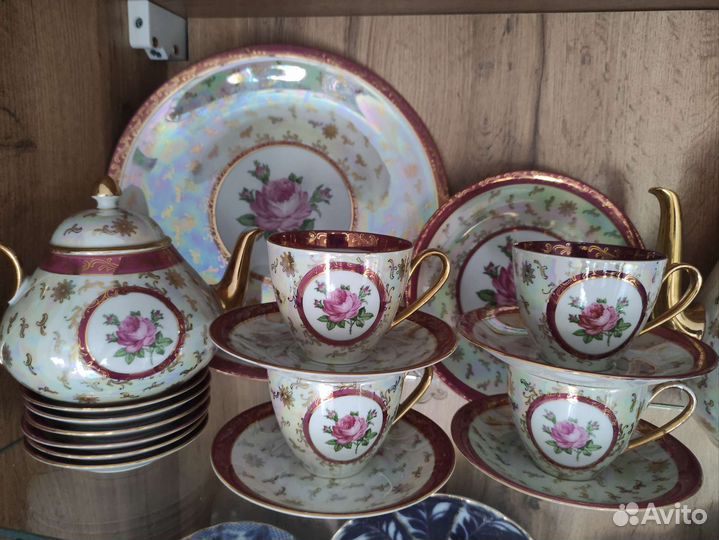 Чайно кофейный сервиз гдр