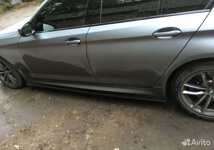 Лезвия под пороги BMW 5 G30 M-Pack