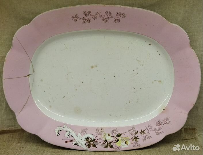 Большое блюдо. Кузнецовъ на Волхове до 1917 г