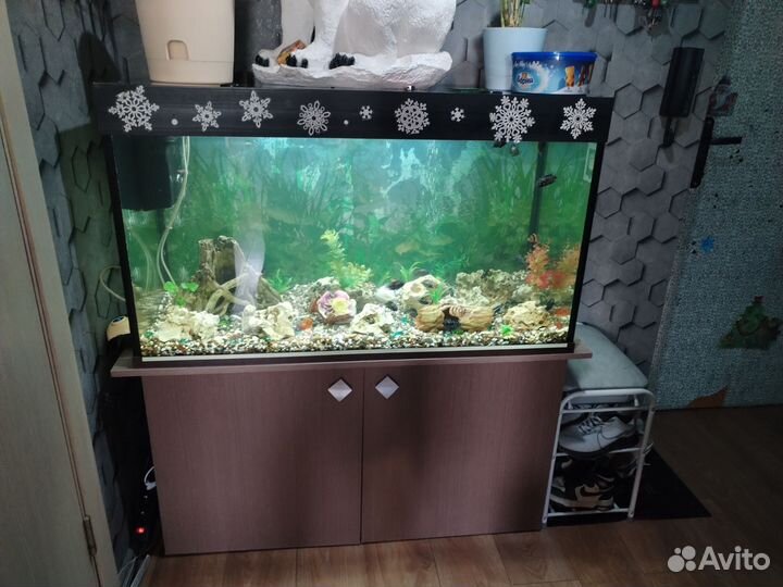Аквариум с тумбой 400л