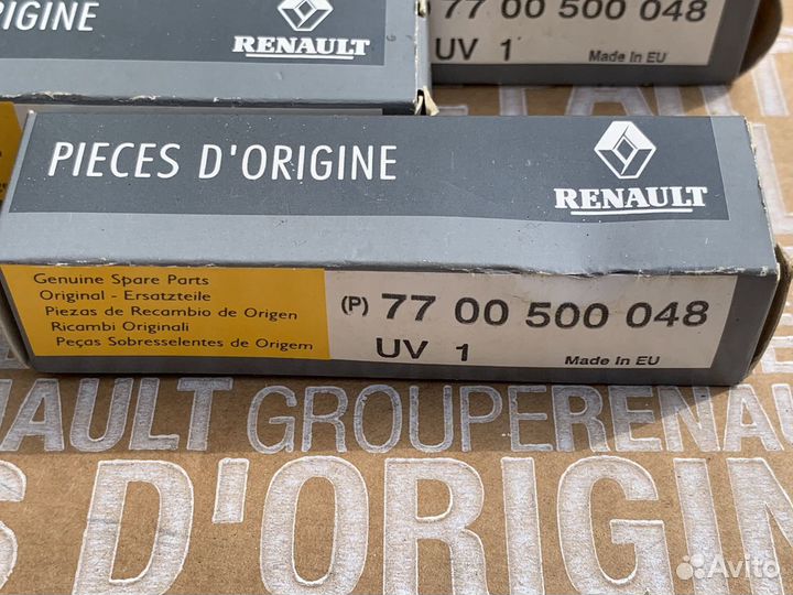 Свечи 4шт. зажигания дв.1,8-2,0 Renault 7700500048