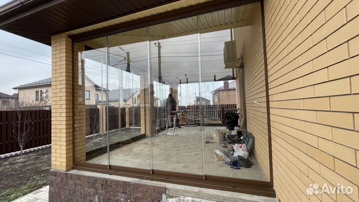 Раздвижные окна из двери для террас и веранд