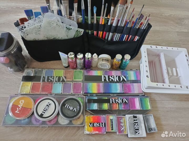 Краски для аквагрима набор