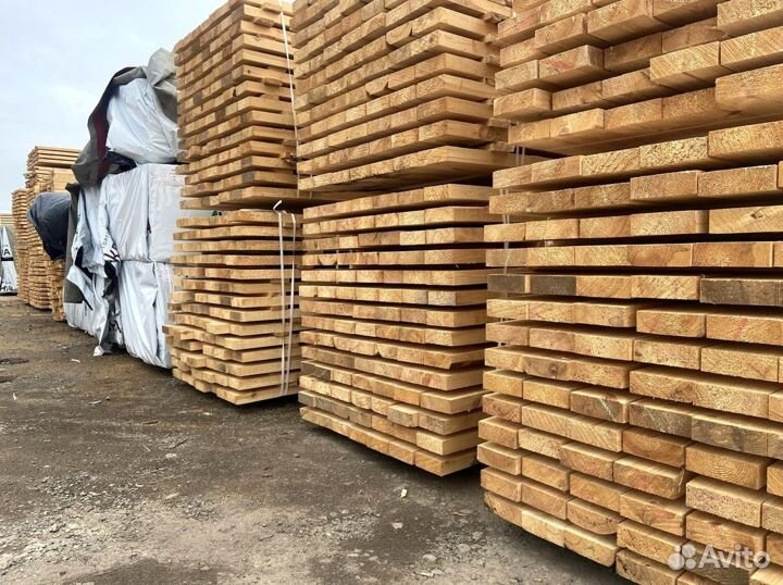 Доска обрезная 25x150x6м