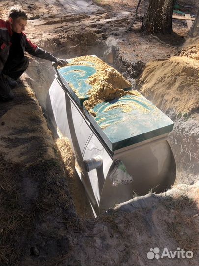 Канализация,септик,выгребная яма под ключ