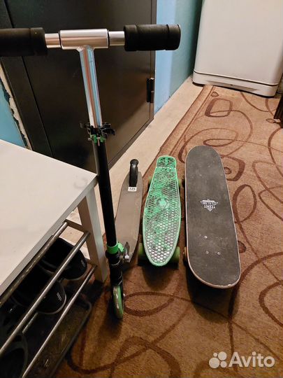 Скейтборд самокат