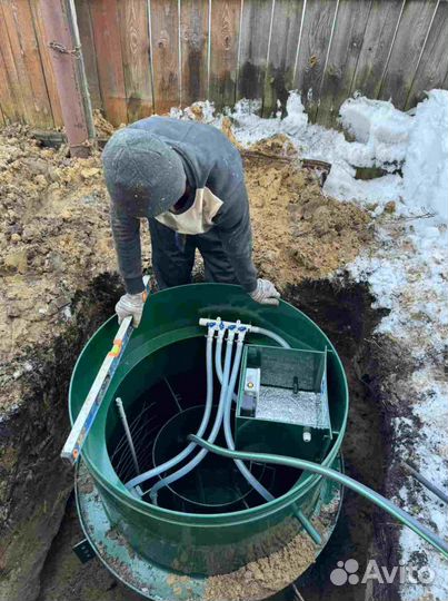 Септик под ключ. Монтаж. Бесплатный выезд