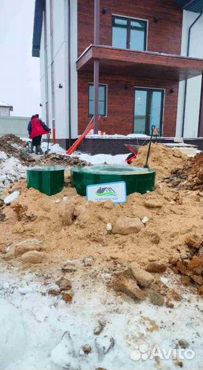 Установка септика под ключ