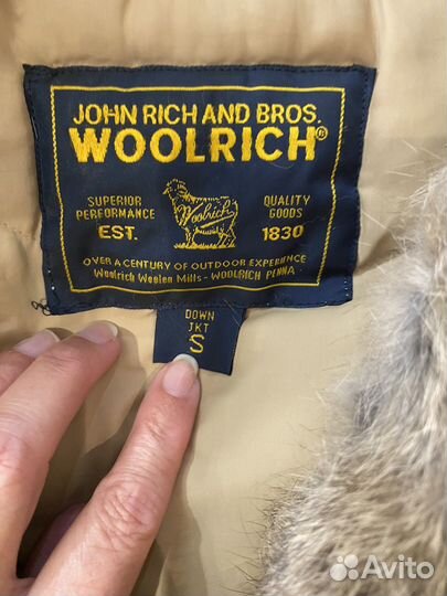 Пуховик woolrich женский