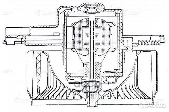 Вентилятор отопителя салона honda accord 02