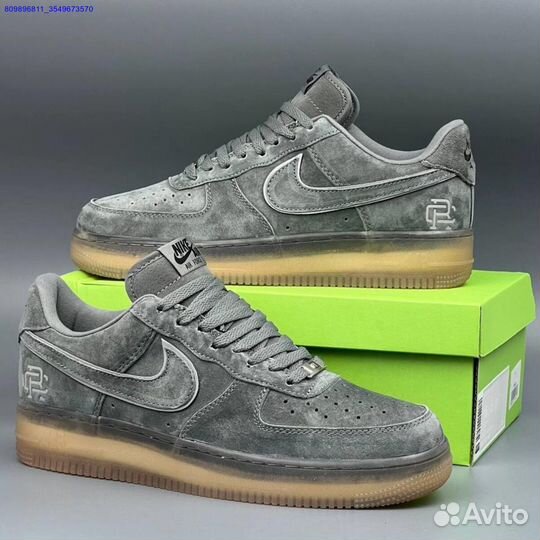 Кроссовки Nike Air Force 1 Серые (Арт.29811)