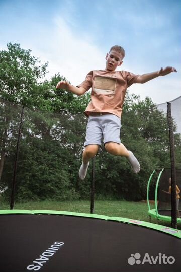 Батут Sundays Champion-D374 (с ограждением)