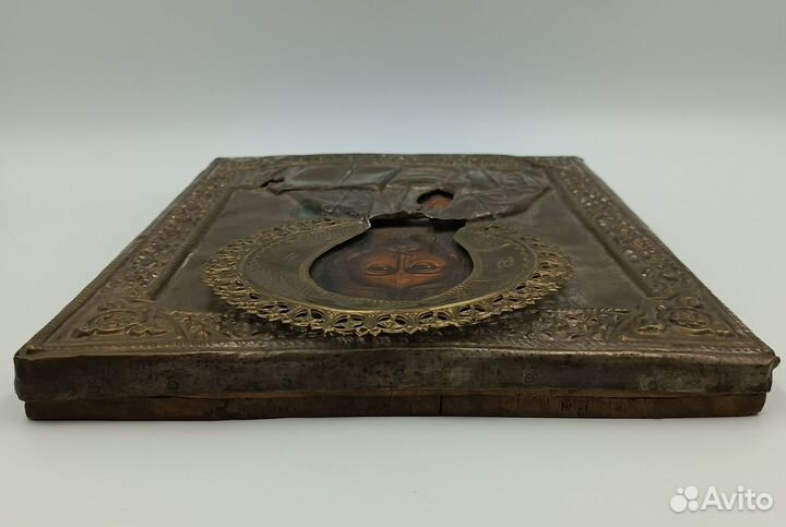 Икона Господь Вседержитель. Латунь. 19-20 век