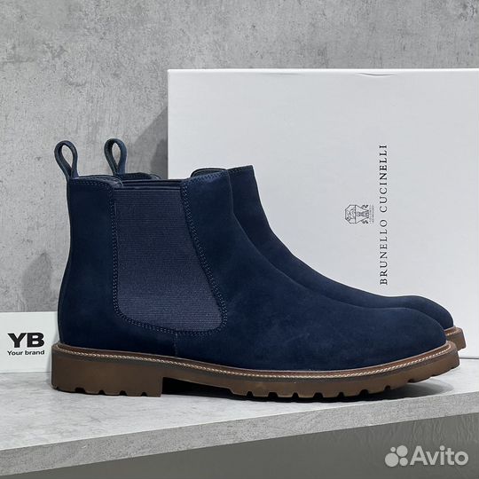 Челси мужские Brunello Cucinelli утепленные