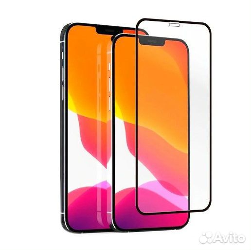 Защитное стекло 3D с сеточкой 12/12Pro