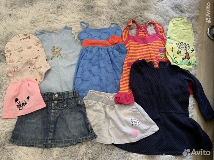 Одежда для девочки 2-3 года пакетом