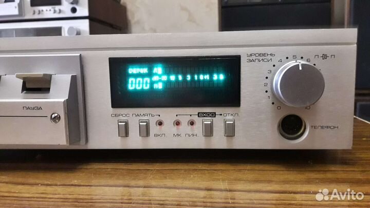 6 Радиотехника магнитофон-приставка М-201 стерео