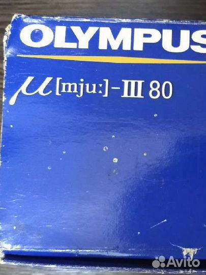 Пленочный фотоаппарат olympus mju iii 80