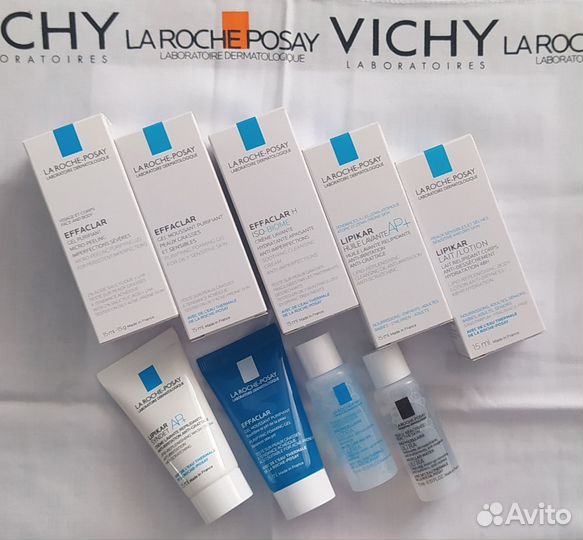 La roche posay крема, сыворотки, гель для умывания