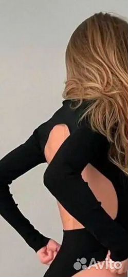 Боди женское черное,размер XS -рост 158-163