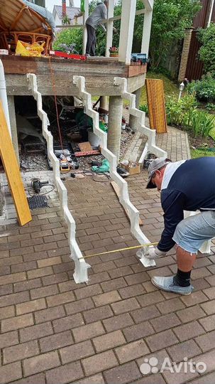 Лестница открытый тип