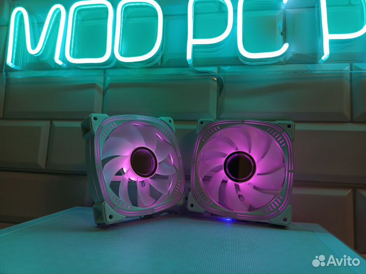 Вентилятор для пк 120mm белый/ Кулер для пк