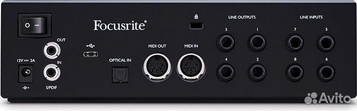 Аудиоинтерфейс focusrite Clarett+ 4Pre