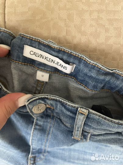 Джинсовые шорты calvin klein мальчики р.12