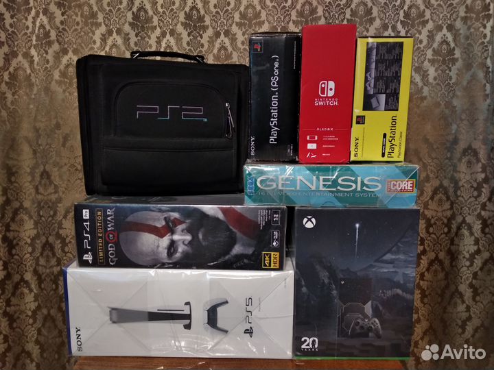 Игровые консоли. Playstation, Xbox, Nintendo, Sega