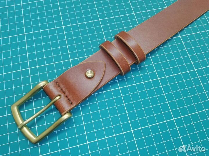 Мужской кожаный ремень ручной работы Canada