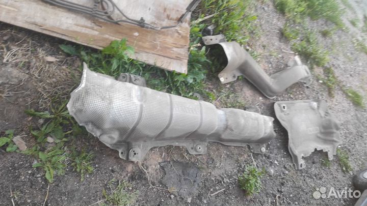 Защита экран глушителя рено лагуна 3 универсал