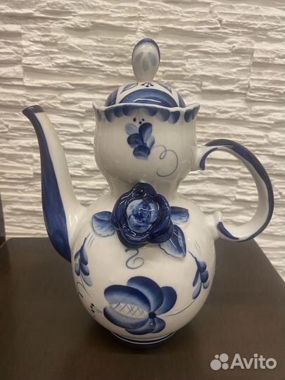 Заварочный чайник Гжель СССР