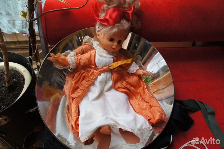 Кукла Марина гдр необычная 60 см