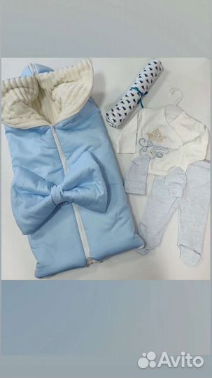 Конверт на выписку для мальчика весна осень