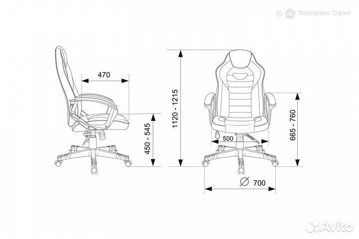 Кресло игровое Zombie Game 16 lblue