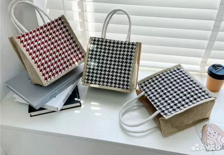 Сумка шоппер холщевая