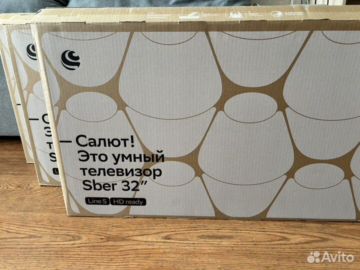 Телевизор SMART tv 32' новый Sber