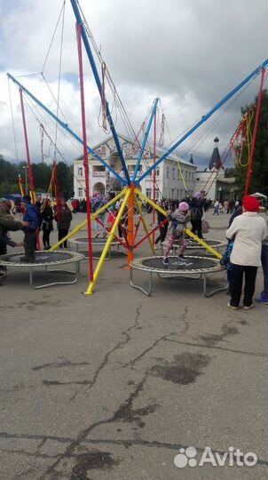 Аттракционы Кенгуру Тарзанка батут