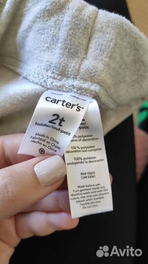 Флисовые брюки Carters 86