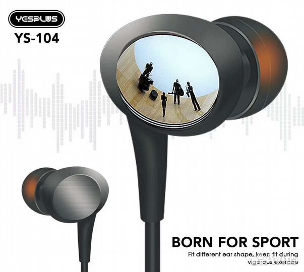 Гарнитура yesplus YS-104 BK