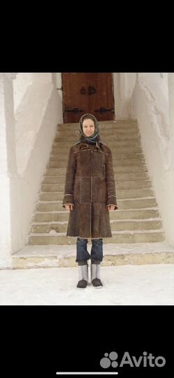 Дубленка женская 46р натуральная Marella